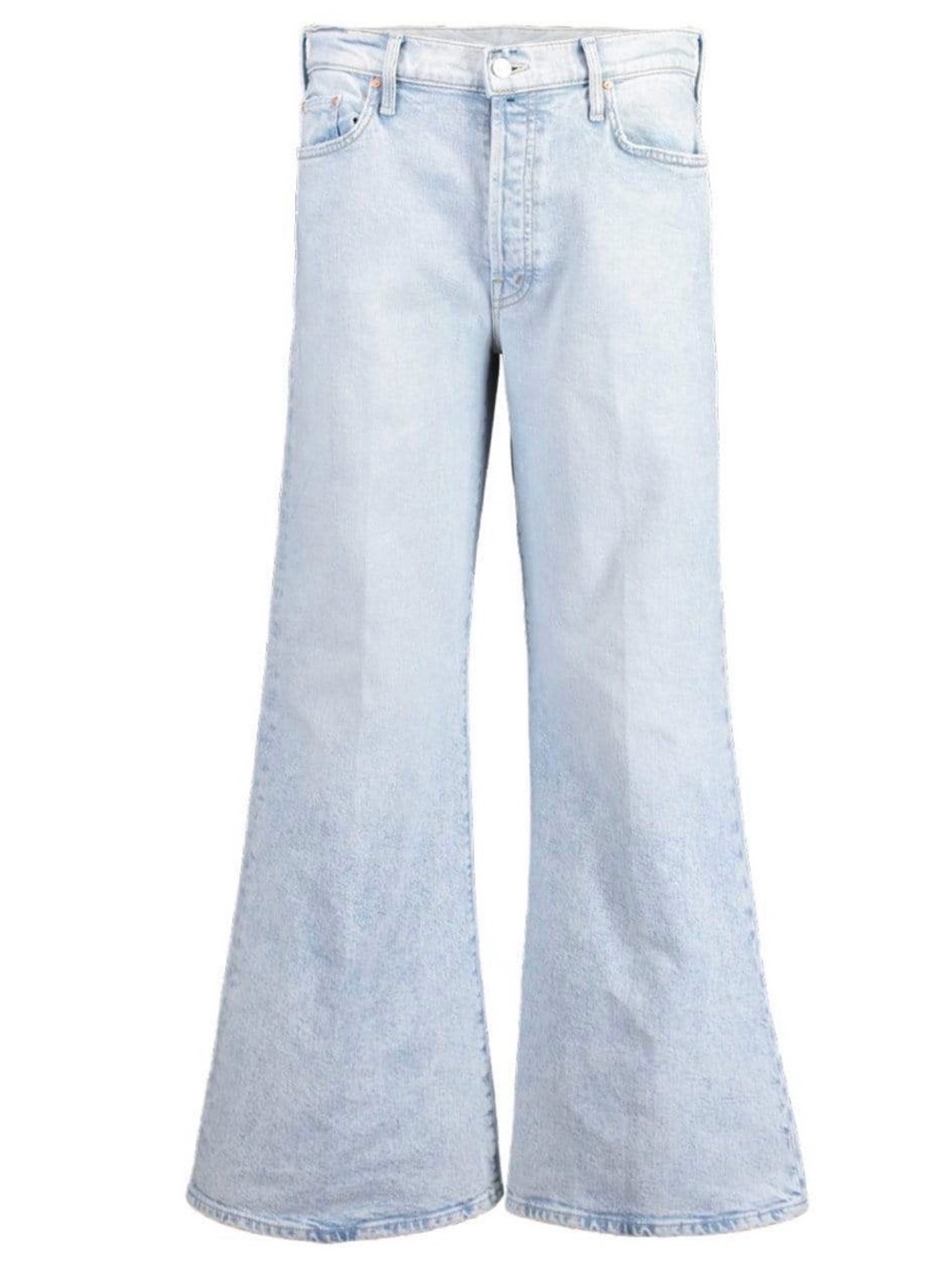 MOTHER Superior TomCat Roller Finale light Blue Wide-Leg Flare Jeans 32